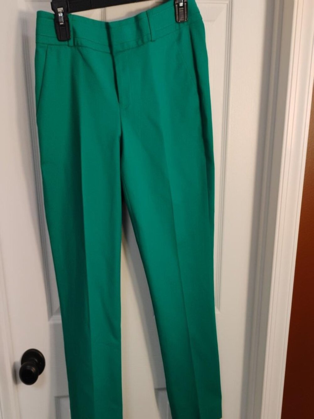 Banana Republic Martin Fit Size 2 Emerald Green Ankle Pants Trousers